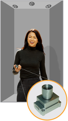 InertiaCam allows you to track greater distances with smaller and fewer fiducials.